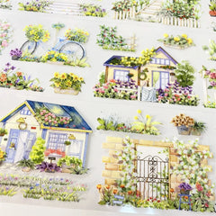 Spring Morning PET Tape Spring Morning PET Tape | Cottage Garden & Floral Scenery