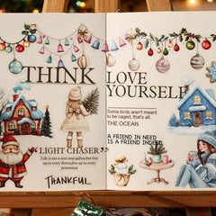 Christmas Sticker Set - Waterproof PET Tape