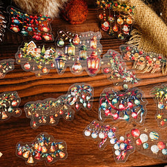 Christmas Fairy Tale PET Sticker Pack - City Lights Series - Premium Journaling Decorative Stickers