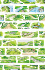 Pathway Rest Scenic PET Tape Pathway Rest PET Scenic Tape β Midground Road Loop Tape for Journaling, Scrapbooking & DIY Landscape Crafts