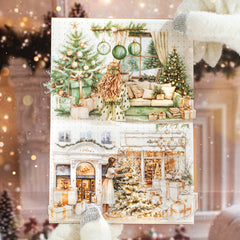 Christmas Diorama Stickers - Celebrate Together Holiday Journaling Decorative Sticker Pack