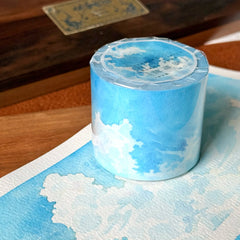 Falling Clouds Tape Falling Clouds Washi Tape – Dreamy Sky Cloud Decorative Tape for Journaling, Scrapbooking & DIY Crafts