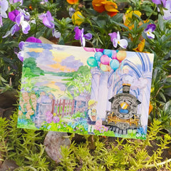 Whistle of the Fairy Town PET Tape Fairy Town Train PET Tape | Cute & Whimsical Craft Tape