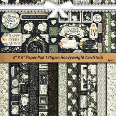 Paper pad with romantic floral and love sentiments | Shroomi