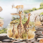 Animal World PET Stickers - 4 Styles Animal World PET Sticker Sheets | Realistic Wildlife Stickers