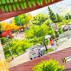 Drive & Dwell · Road Trip & Camping Tape Drive & Dwell PET/Washi Tape | Road Trip & Camping Scenery