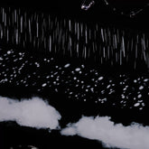 Shroomi's Weather Series PET tape roll with hand-painted rain, snow, and mist elements for crafting