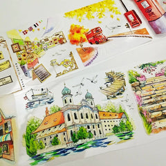 Strolling in London PET Tape Strolling in London PET Tape | British Scenery & Red Bus Tape