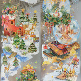 Christmas Wonderland & Christmas Legend Washi Tape - Festive Holiday Decorative Tape for Journaling