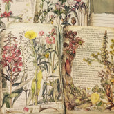 Vintage Floral Botanical Junk Journal Paper - 10 Pieces Art Background Paper for Scrapbooking & Decoration