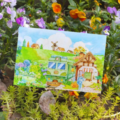 Whistle of the Fairy Town PET Tape Fairy Town Train PET Tape | Cute & Whimsical Craft Tape