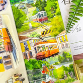 Drive & Dwell · Road Trip & Camping Tape Drive & Dwell PET/Washi Tape | Road Trip & Camping Scenery