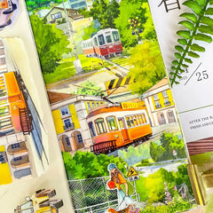 Drive & Dwell · Road Trip & Camping Tape Drive & Dwell PET/Washi Tape | Road Trip & Camping Scenery