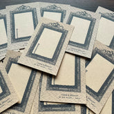 Vintage European Blank Specialty Paper Notes - 24 Pieces Junk Journal Background Stickers for Scrapbooking