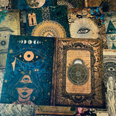 Dark Gothic Medieval Junk Journal Paper - Vintage Kraft Paper Background for Scrapbooking & Art Journaling