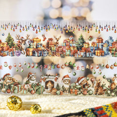 Christmas Theme PET Tape - Decorative Washi Tape for Journaling & Scrapbooking