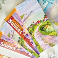 Scenery Crafting Strip Journal/Notebook Scenery Crafting Strip Journal | Long Notebook for Washi Tape