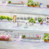 Rooftop Retreat PET Tape Rooftop Retreat PET Tape | Urban Scenery for Journaling