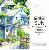 Rural Sunshine PET Tape Rural Sunshine PET Tape | Western-Style Cottage & Garden Scene