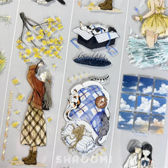 Seasons of Her Days PET Tape Seasons of Her Days PET Tape | Autumn Character Stickers