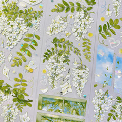 Shimmering Canopy PET Tape Shimmering Canopy Shell Gloss PET Tape | Dreamy Window Scenery