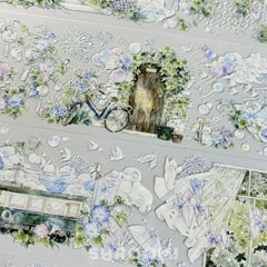 Summer Memory Garden PET Tape Summer Memory Garden Shell Gloss Tape | Japanese Scenery Sticker