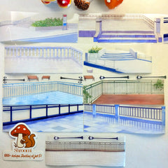 Terrace PET Tape Terrace PET Tape | Balcony & Patio Scenery for Scene Making