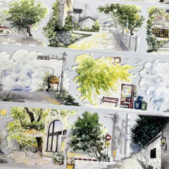 Urban Walk PET Tape Urban Walk PET Tape | Japanese Anime Style City Street Scenery