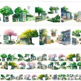 Vending Machine Corner - Street Vending Machine PET Tape Vending Machine PET Tape | Japanese Street Scene Stickers