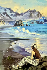 Iceland Scenery PET Tape Iceland Scenery PET Tape | Monochrome Landscape & Travel Tape