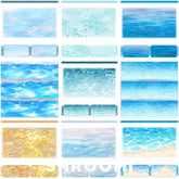 Water Collection Vol.1 - 9 Styles Water Collection Vol.1 – Ocean & Wave PET Tape Set | Shroomi