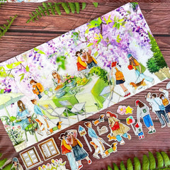 Everyday Strolls Character PET Tape Everyday Strolls Character PET Tape | Urban People Sticker Tape