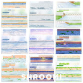 Street & Road Collection Vol.1 - 9 Styles Street & Road Collection Vol.1 – PET Tape Set for Journaling & Scene Making | Shroomi