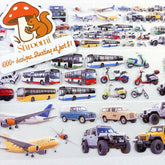 Speed & Life - Transport PET Tape Transportation PET Tape | Cars, Trains & Planes Sticker Tape