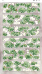 Dewdrop Lotus Leaf PET Tape Dewdrop Lotus Leaf PET Tape | Iridescent Floral Scenery Sticker