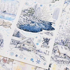 Snowy Mountain Town PET Tape Snowy Mountain Town PET Tape | Journaling & Collage