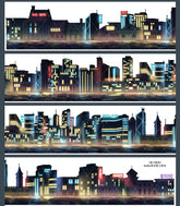 Neon City Nights PET Tape - Whole Roll Neon City Nights PET Tape Loop | Shroomi