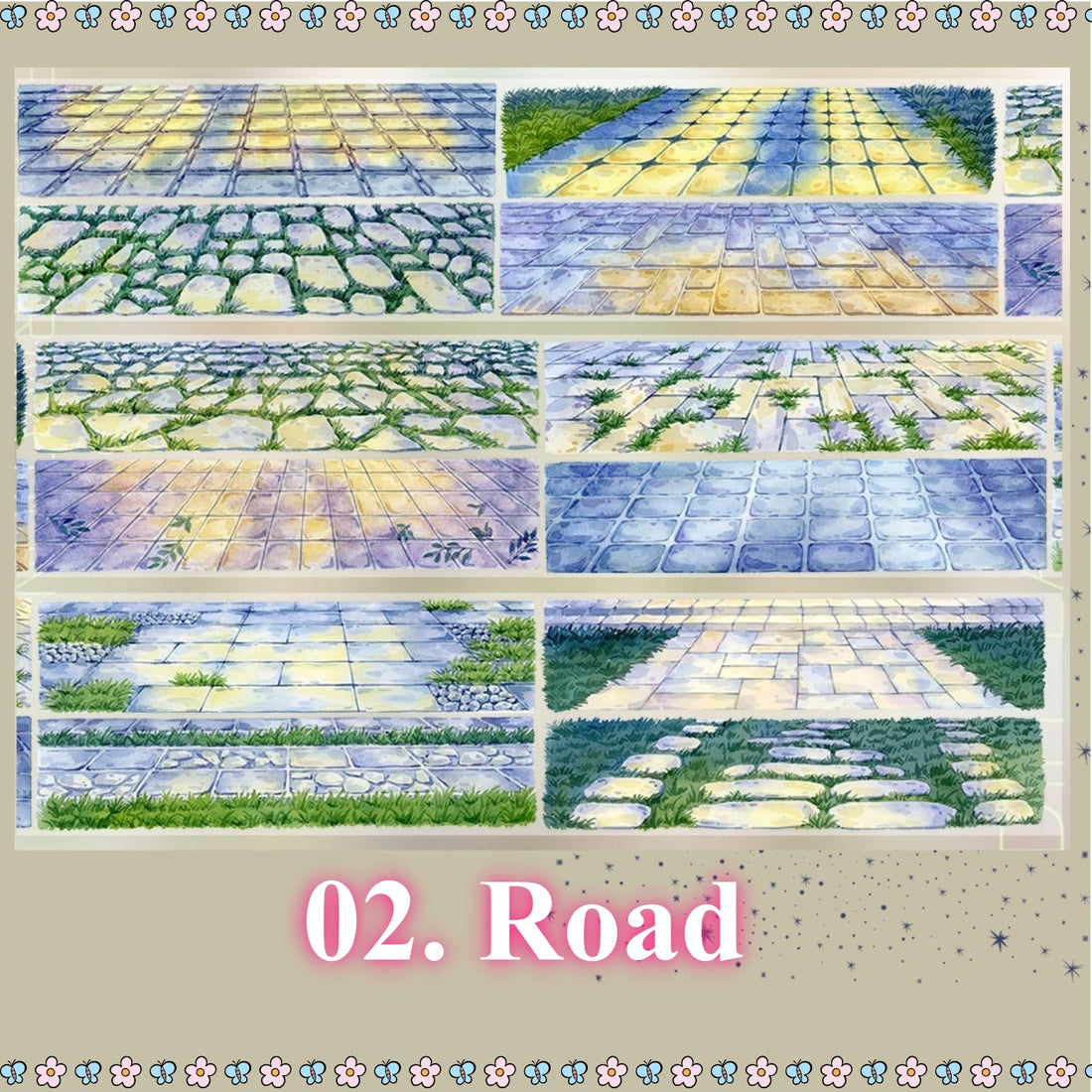 Reihe "Pfade" (Straße/Stufen) – JINGWUZHI