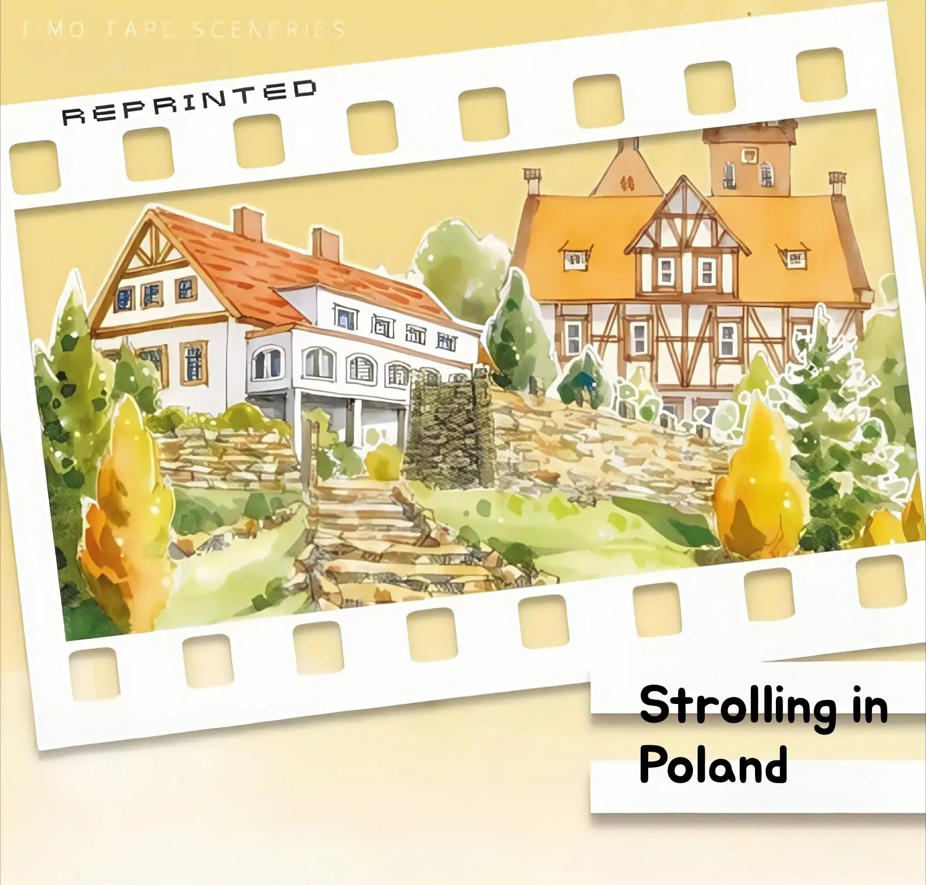 Strolling in Poland PET Tape TIMO