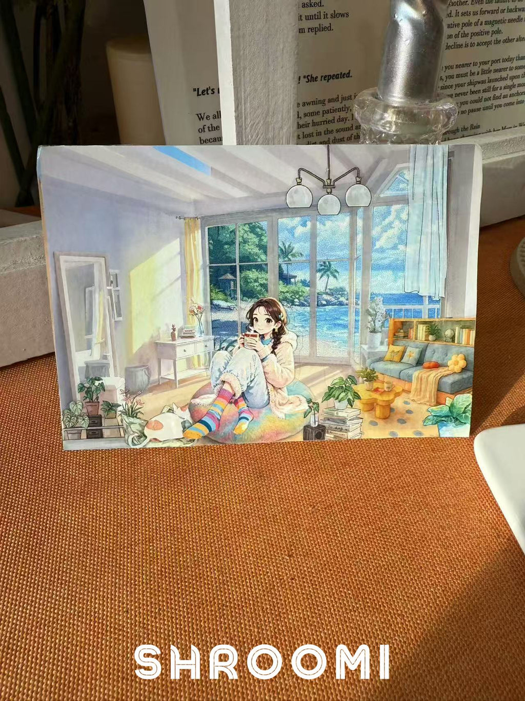 Living Room Interior Background PET Tape