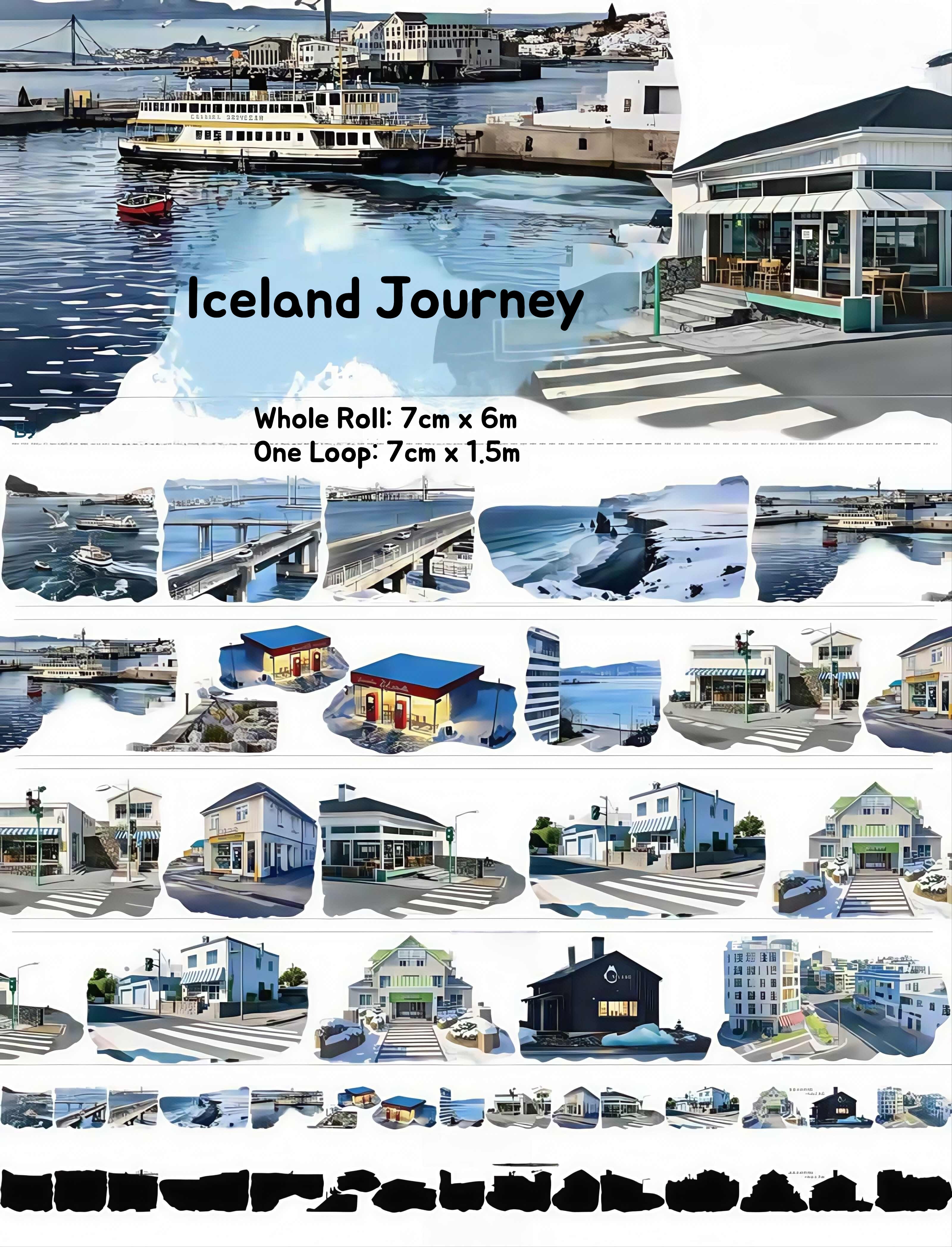 Iceland Scenery PET Tape