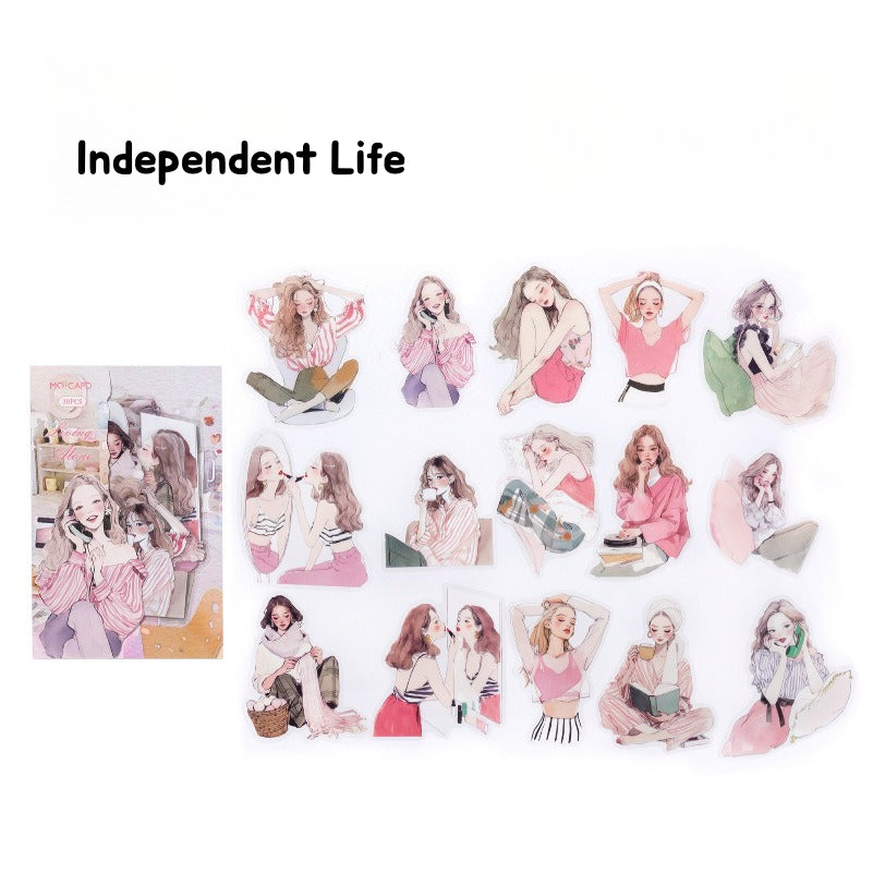 Urban Women Lifestyle Sticker Collection
