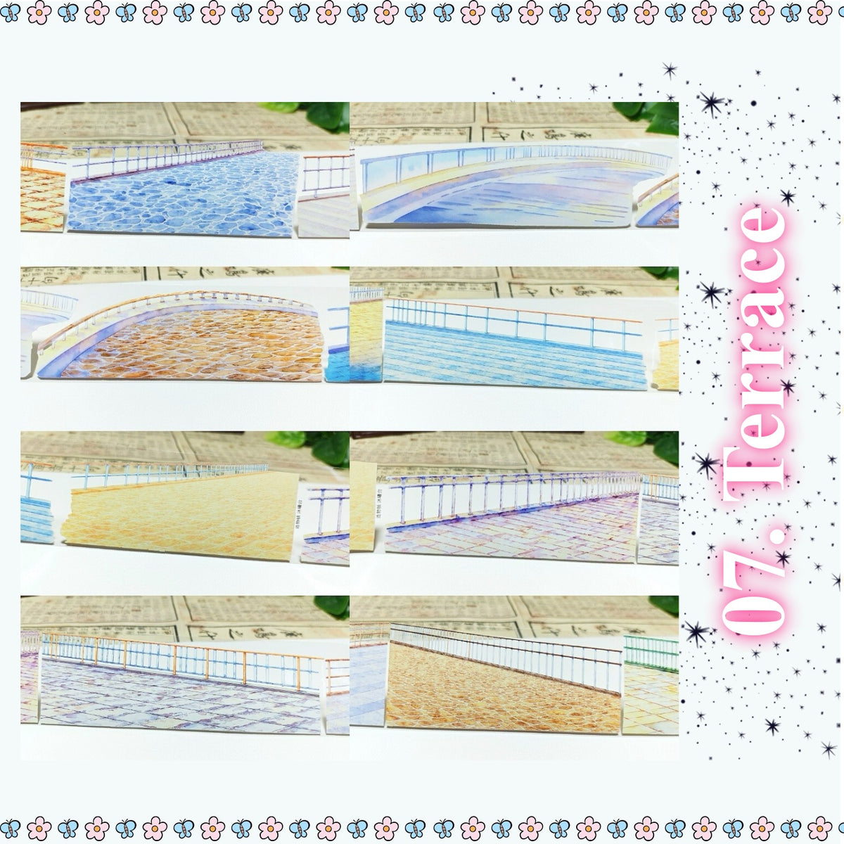 [Series] Terrace PET Tape - 8 Styles