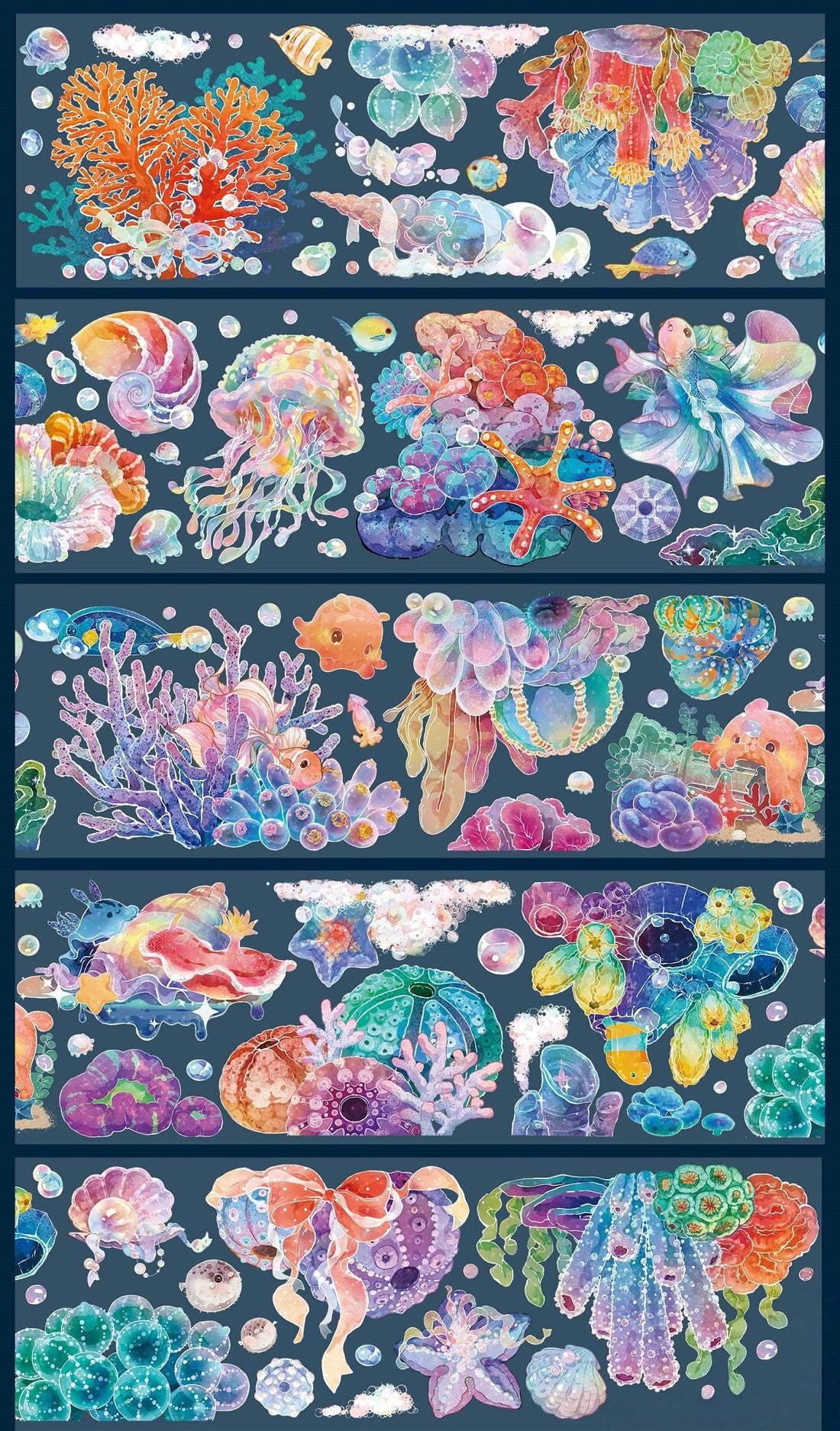 Deep Sea Forest scenic decorative tape design