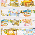 Little Market PET Tape Little Market PET Tape – Colorful Street Vendor Washi