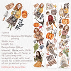 Pre-cut Pumpkin Spell Wide Washi/PET Tape The Washi Tape Shop