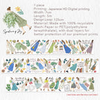 Pre-cut Velvet Voyage Wide Washi/PET Tape The Washi Tape Shop