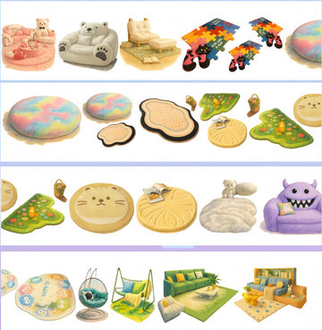 Lazy Carpet cozy interior PET tape design