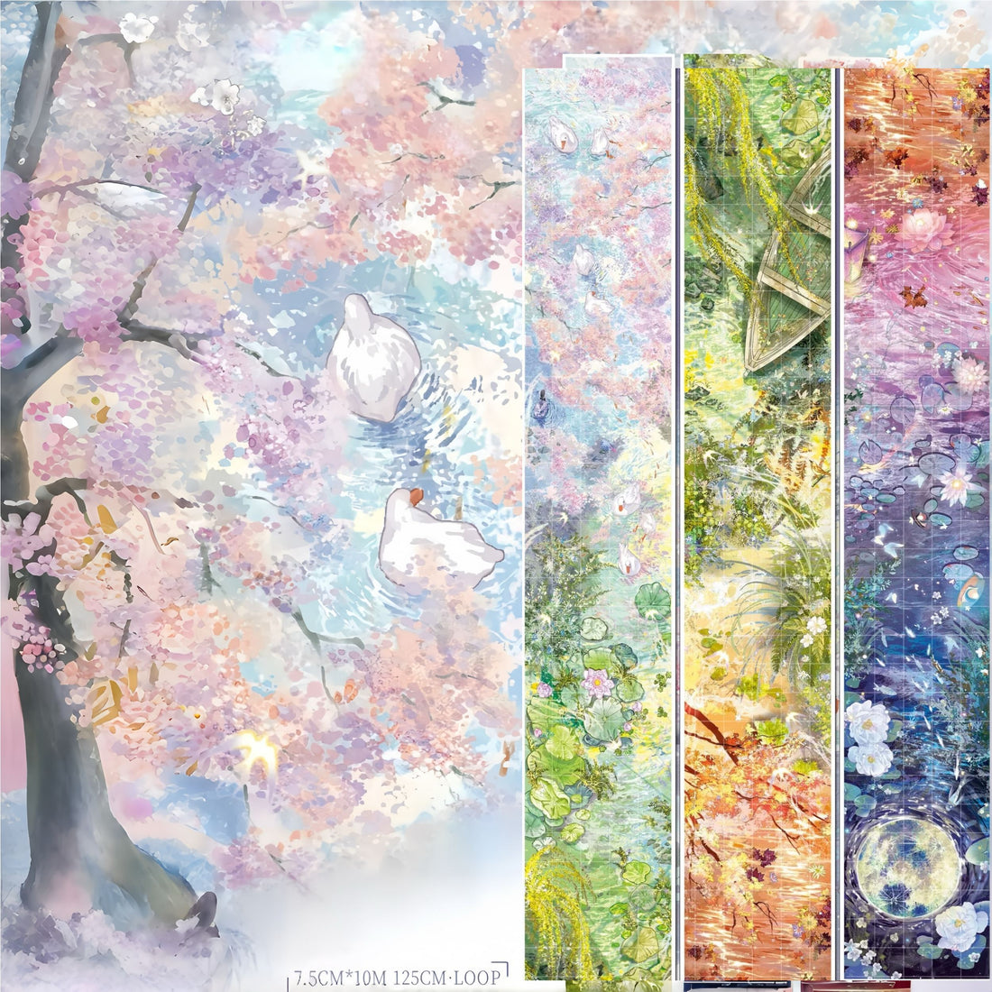 Passing Time PET background tape