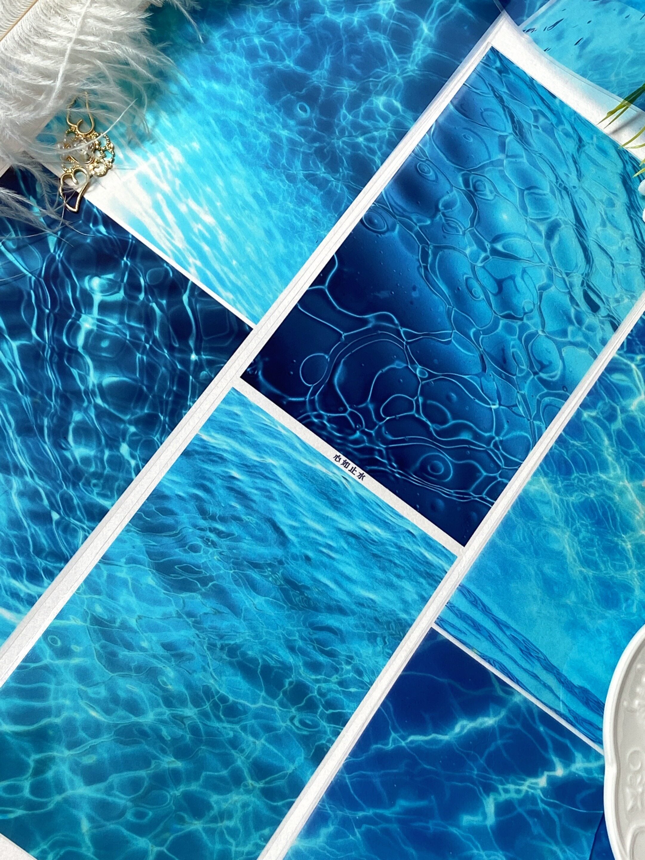 Still Water scenic decorative tape detail view
